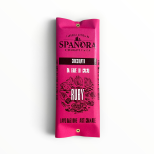 Tavoletta di Cioccolato RUBY e miele di acacia da fave di cacao rosa 95 g