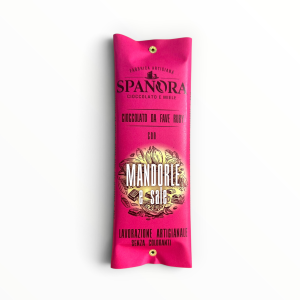 Tavoletta di Cioccolato RUBY SALE E MANDORLE con miele di acacia da fave di cacao rosa 95 g