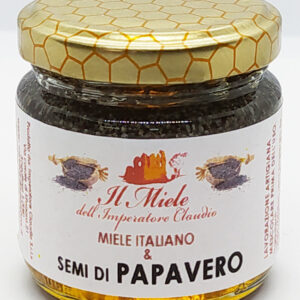 Miele e semi di papavero formato degustazione 125 g Il Casale di Spanora