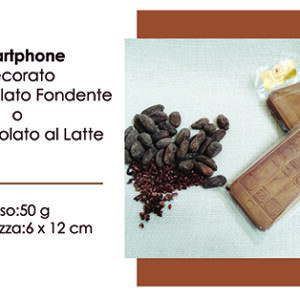 Smartphone in cioccolato FONDENTE al miele 50 g