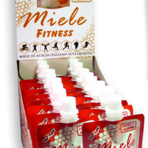 ESPOSITORE MIELE FITNESS 75 g X 16 miele di acacia 100% italiano in pratica confezione