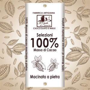 Tavoletta MASSA DI CACAO 100% macinata a pietra 140 g
