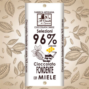 Tavoletta cioccolato fondente 96% cacao  100 g
