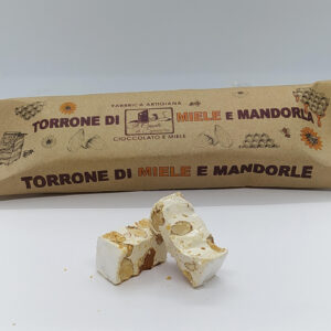 Torrone artigianale di solo miele italiano e mandorle 200 g