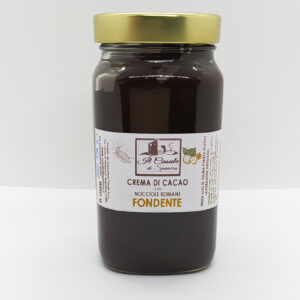 Crema Cacao e nocciole fondente - ARTIGIANALE CON NOCCIOLE ITALIANE 600g