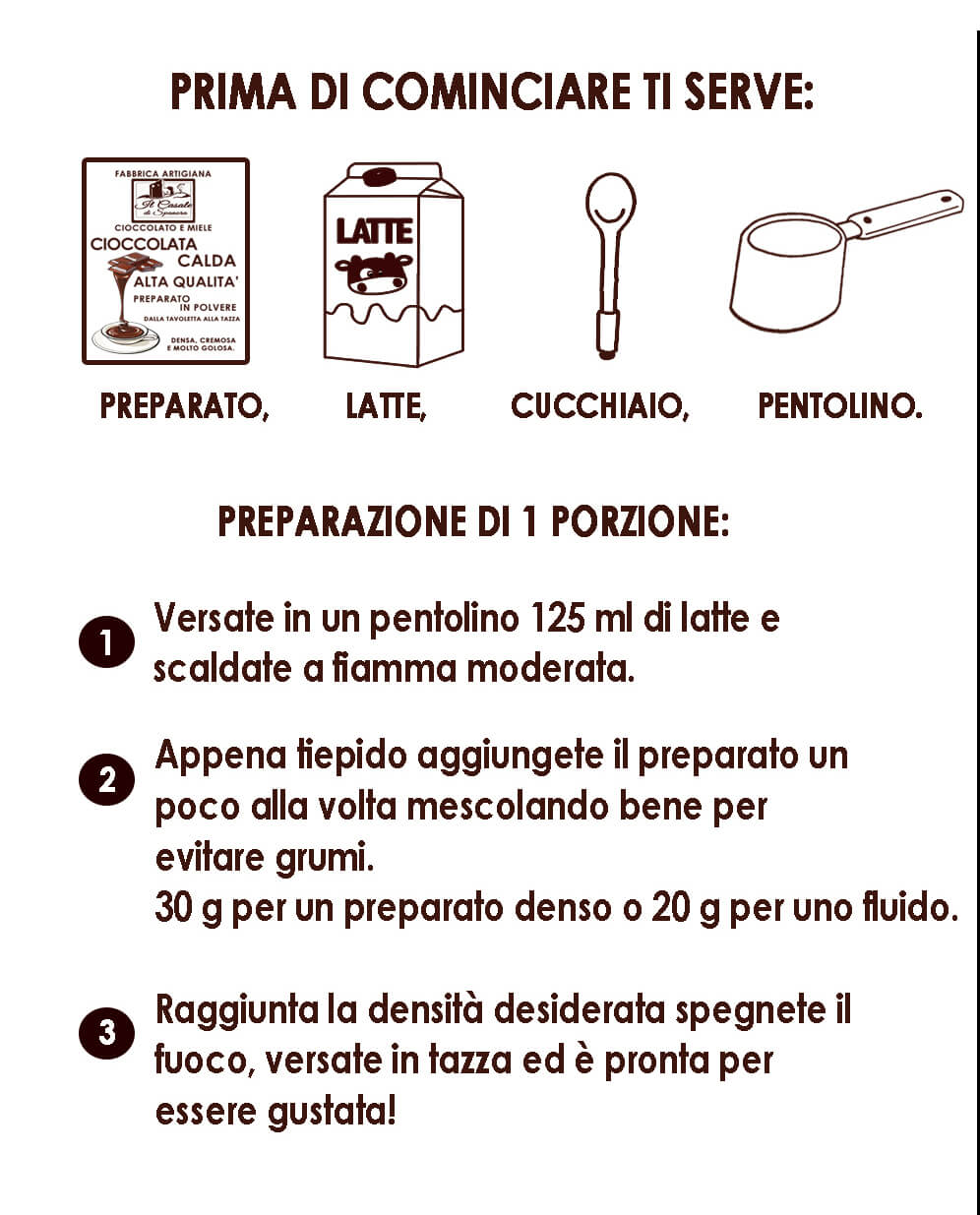 Cioccolata calda alta qualità gusto ZENZERO - preparato in polvere 210 g - immagine 3