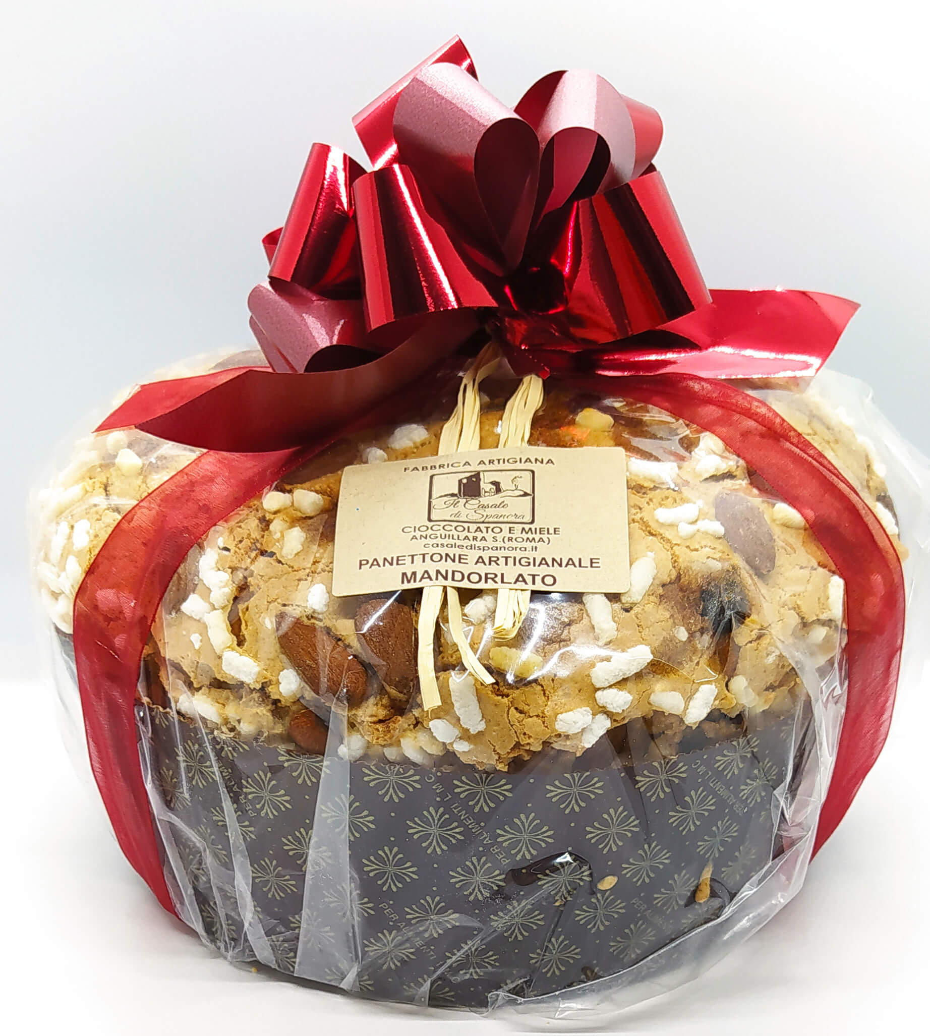 Panettone mandorlato artigianale "Il Casale di Spanora" 1 Kg