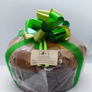 Panettone pere e cioccolato artigianale "Il Casale di Spanora" 1 Kg