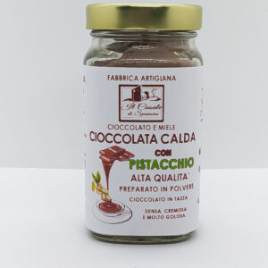 Cioccolata calda alta qualità gusto PISTACCHIO - preparato in polvere 210 g