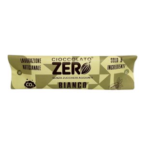Tavoletta di Cioccolato Bianco Senza Zuccheri Aggiunti – 40g