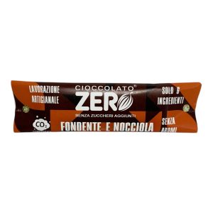 Tavoletta di cioccolato Fondente con Nocciole Italiane Senza Zuccheri Aggiunti – 40g