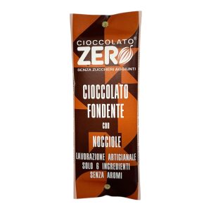 Tavoletta di cioccolato Fondente con Nocciole Italiane Senza Zuccheri Aggiunti – 100g