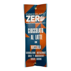 Tavoletta di Cioccolato al Latte con Nocciole Italiane Senza Zuccheri Aggiunti – 100g