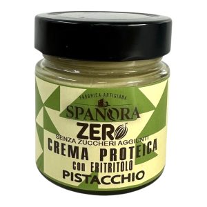 Crema Proteica al Pistacchio Senza Zuccheri aggiunti con Eritritolo 250g