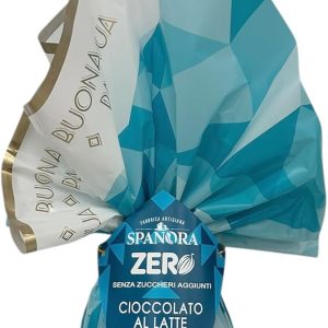Uovo di Pasqua Cioccolato | ZERO ZUCCHERI AGGIUNTI | CIOCCOLATO AL LATTE ARTIGIANALE ITALIANO 300 g