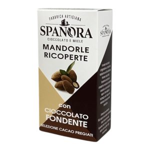 Dragées artigianali di mandorle italiane ricoperte di fondente 60%  70 g