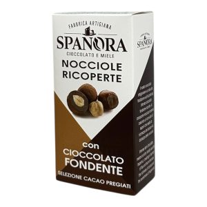 Dragées artigianali di Nocciole italiane ricoperte di fondente 60%  70 g