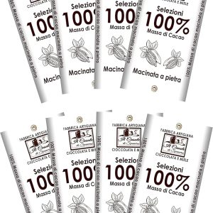 Promo Tavolette Massa di Cacao 100% – 8 × 140 g (1120 g) | Macinata a pietra